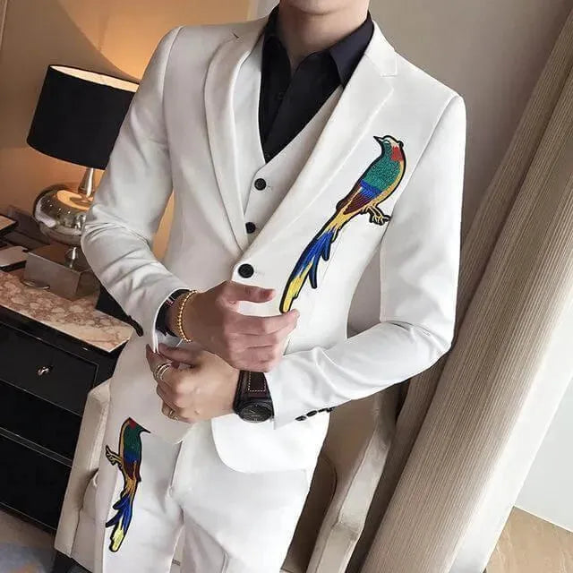 Amazon Parrot Three Piece Suit - Three Piece Suit - LeStyleParfait