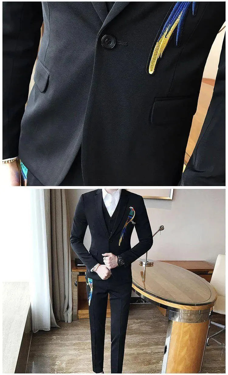 Amazon Parrot Three Piece Suit - Three Piece Suit - LeStyleParfait