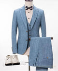 Ambition Light Blue 3 Piece Suit - Three Piece Suit - LeStyleParfait