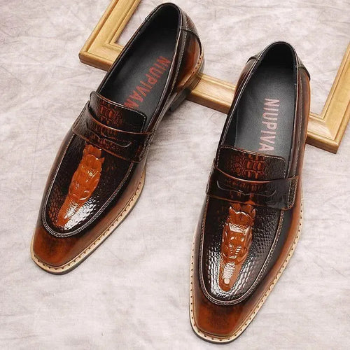 Angelo Leather Penny Loafers For Men - Loafer Shoes - LeStyleParfait