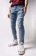 Ankle Zipper Streetstyle Jeans - Men's Jeans - LeStyleParfait