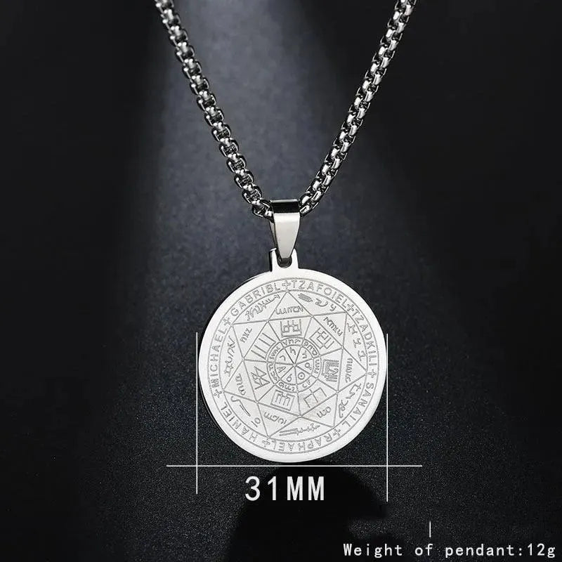 Archangels Pentagram Pendant Necklace - Pendant Necklace - LeStyleParfait
