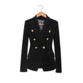 Aristocratic Velvet Blazer Women - Casual - Plain-Solid - Blazer - LeStyleParfait