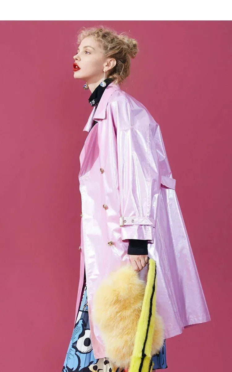 Assumpta Trench Coat For Women, Oversized - Trench Coat - LeStyleParfait