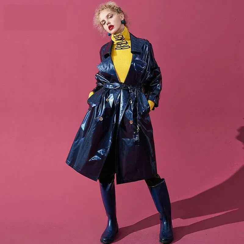 Assumpta Trench Coat For Women, Oversized - Trench Coat - LeStyleParfait