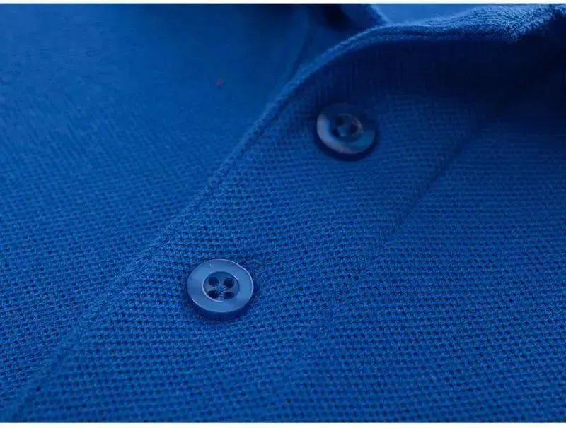 Autumn Solid Men Polos Shirts - Polo Shirt - LeStyleParfait