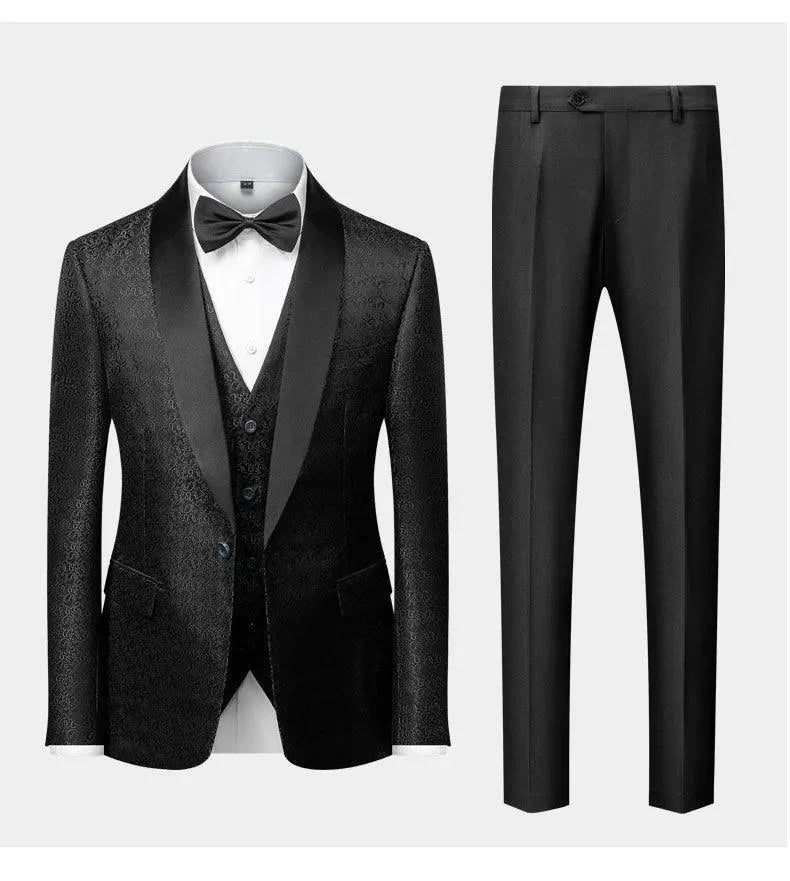 Baldo Tuxedo Suit - Three Piece Suit - Tuxedo Suit - LeStyleParfait