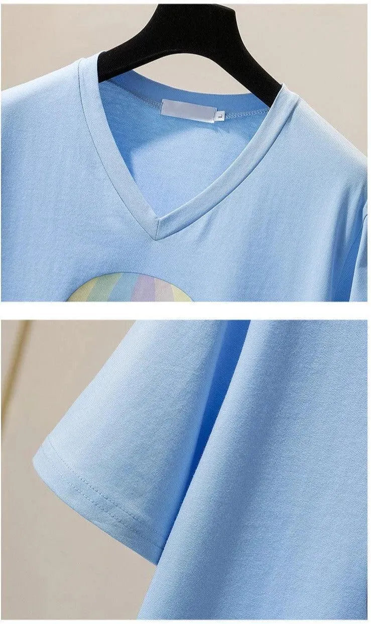 Balloon-Print T-Shirts For Women - T-Shirts - LeStyleParfait