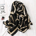 LeStyleParfait Women's Scarves & Shawls Stylish Wrap Scarf Printed Cotton -Scarf