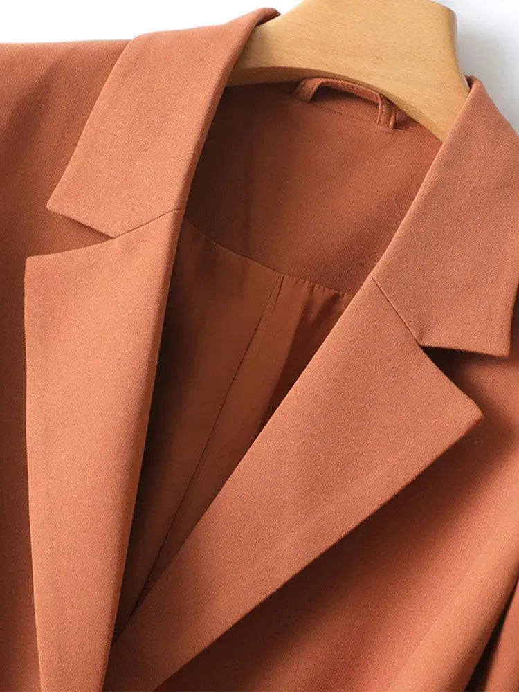 Belted Outfit Skirt Suit Set - Skirt Suit - LeStyleParfait