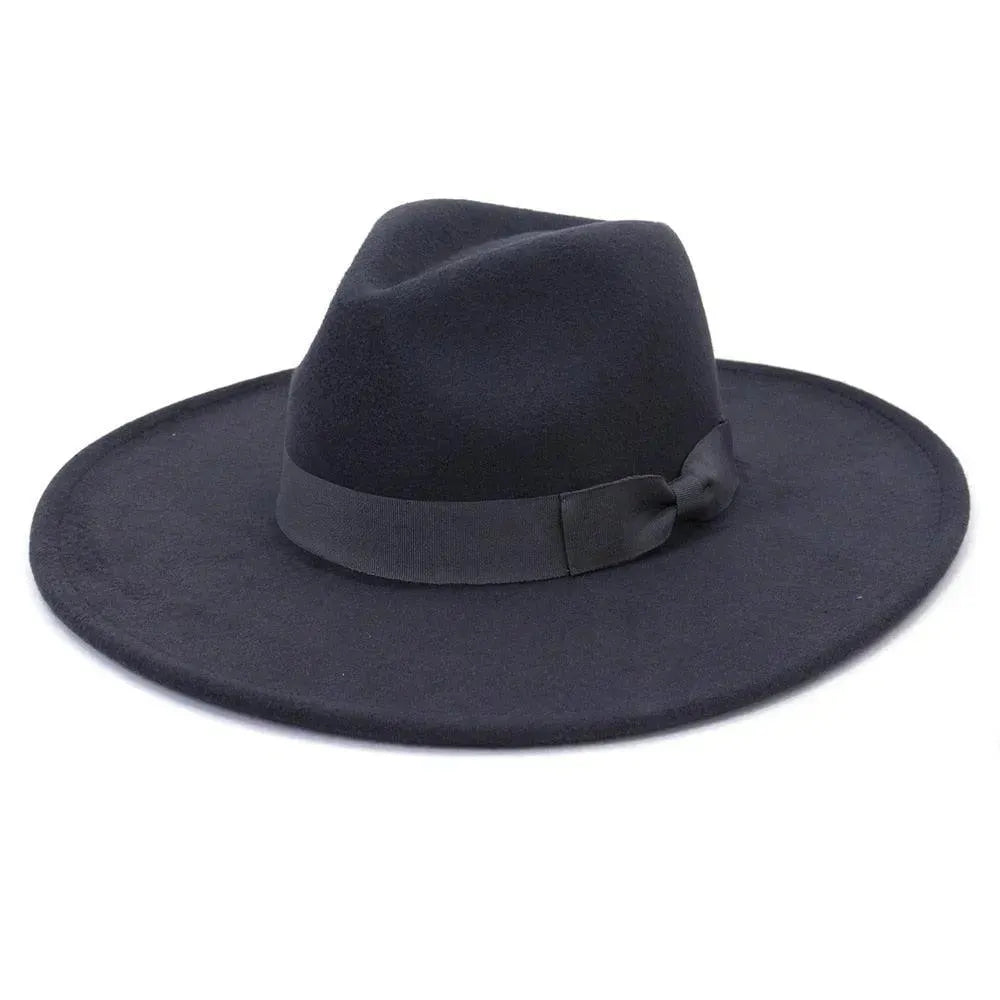 Big Wide Retro Fedora Hat - Fedora Hat - LeStyleParfait