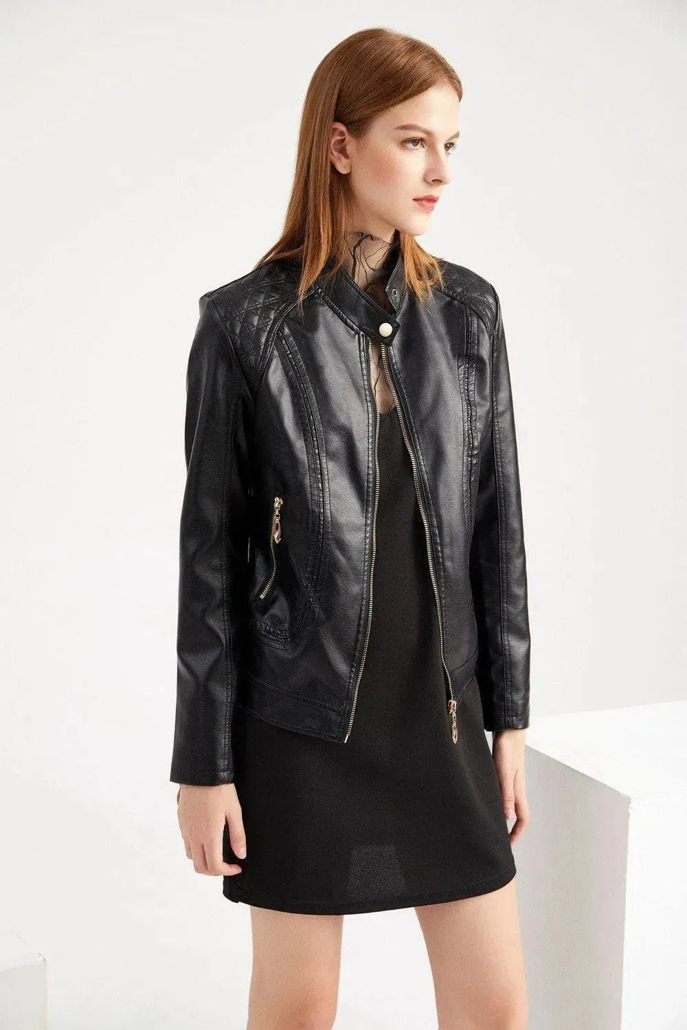 Biker Leather Jackets For Women - Leather Jacket - LeStyleParfait