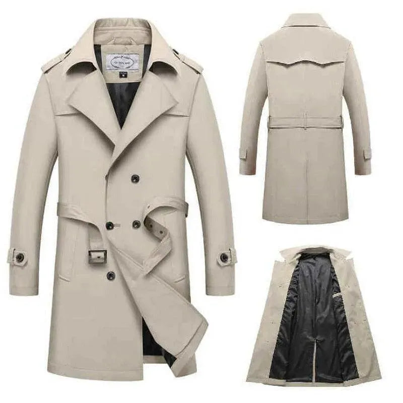 Billy Trench Coat For Men - Trench Coat - LeStyleParfait