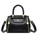 Black Women Soft Leather Handbag - Handbag - LeStyleParfait