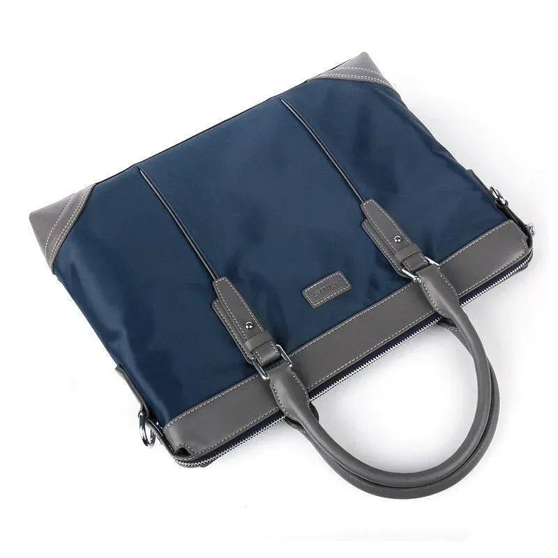 Blue Laptop Bag For Men - Handbag - LeStyleParfait