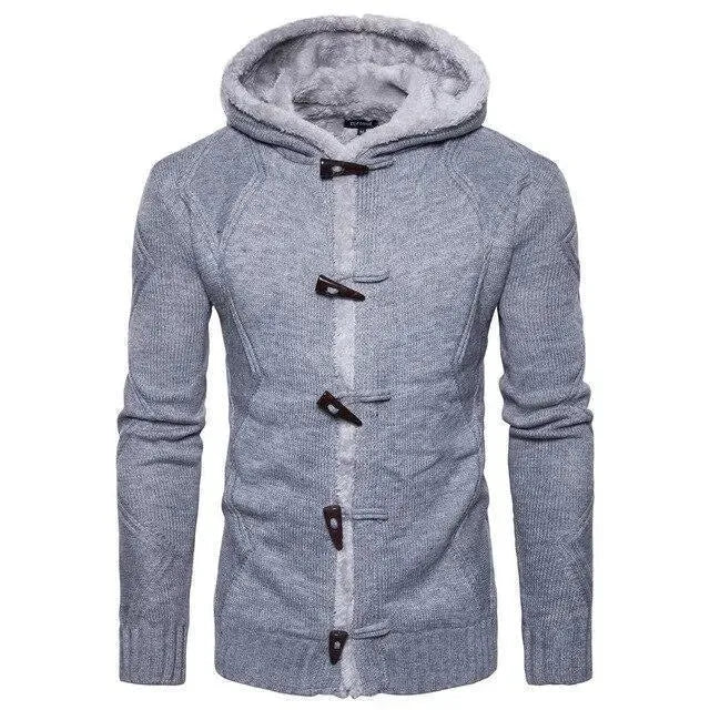 Buckle Cardigan Sweater For Men - Cardigan Sweater - LeStyleParfait