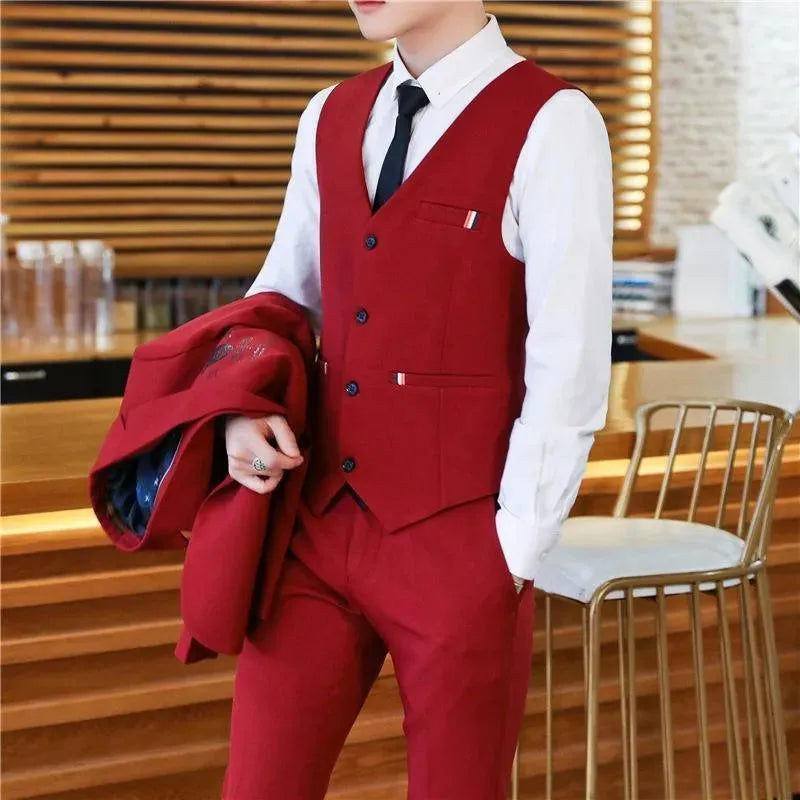 Business Time Three Piece Suit - Three Piece Suit - LeStyleParfait
