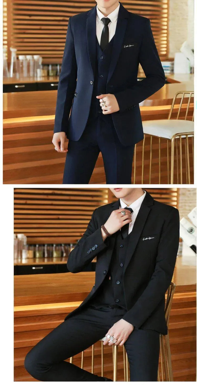 Business Time Three Piece Suit - Three Piece Suit - LeStyleParfait