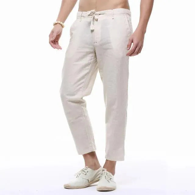 Capri Linen Pants For Men - Linen Pants - LeStyleParfait