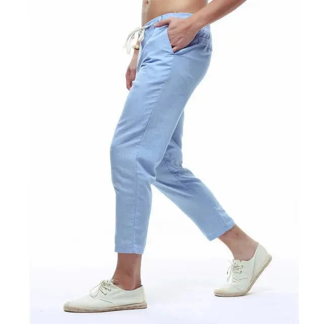 Capri Linen Pants For Men - Linen Pants - LeStyleParfait
