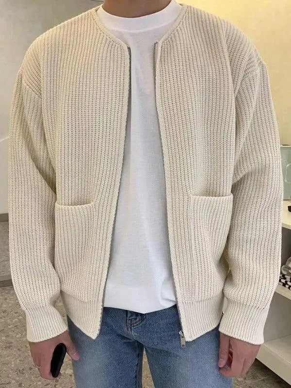 Casual Lazy Style Men Cardigan Sweater - Cardigan Sweater - LeStyleParfait