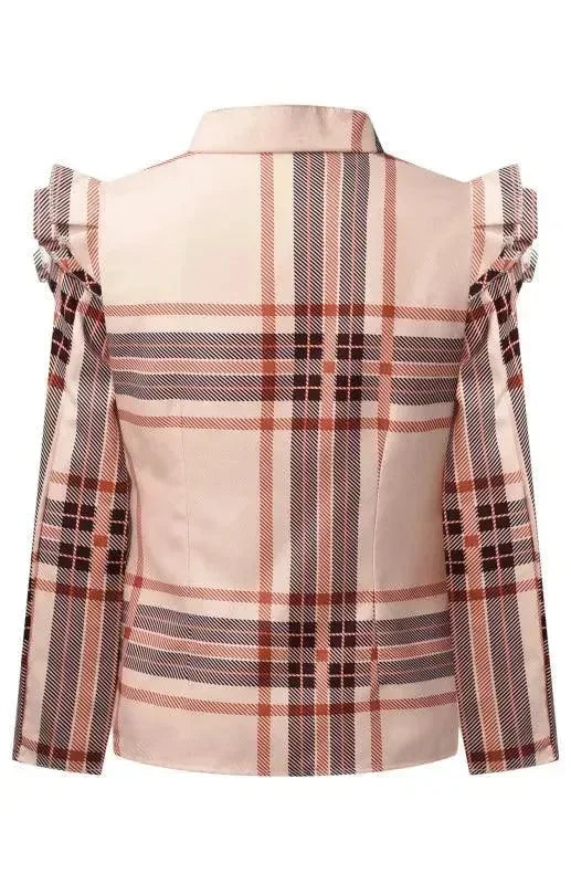 Casual Printed Short Zipper Women Duster Coat - Duster Coat - LeStyleParfait