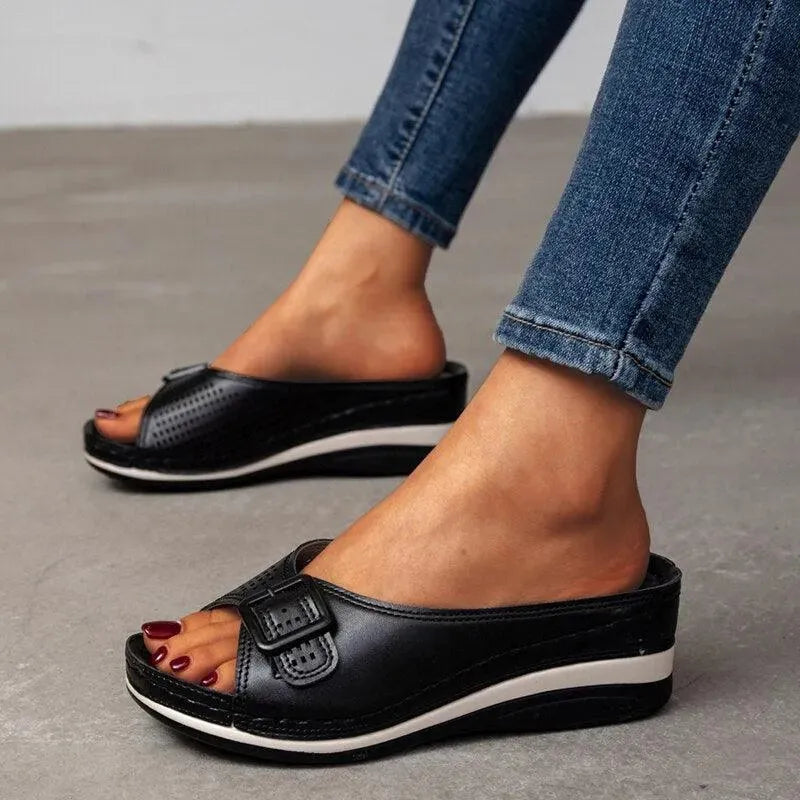 Casual Slip On Wedge Shoes - Wedge Shoes - LeStyleParfait