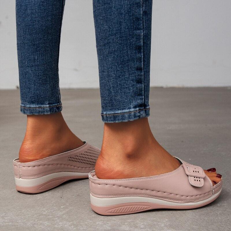 Casual Slip On Wedge Shoes - Wedge Shoes - LeStyleParfait