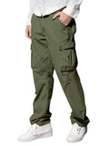 Casual Straight Loose Men Cargo Pants - Cargo Pants - LeStyleParfait