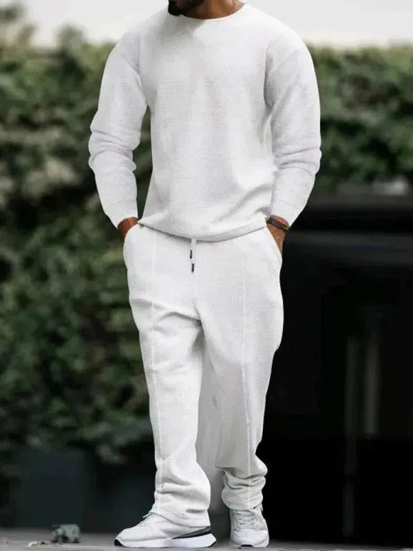 Casual Sweatshirt Loose Men Tracksuit - Tracksuit - LeStyleParfait