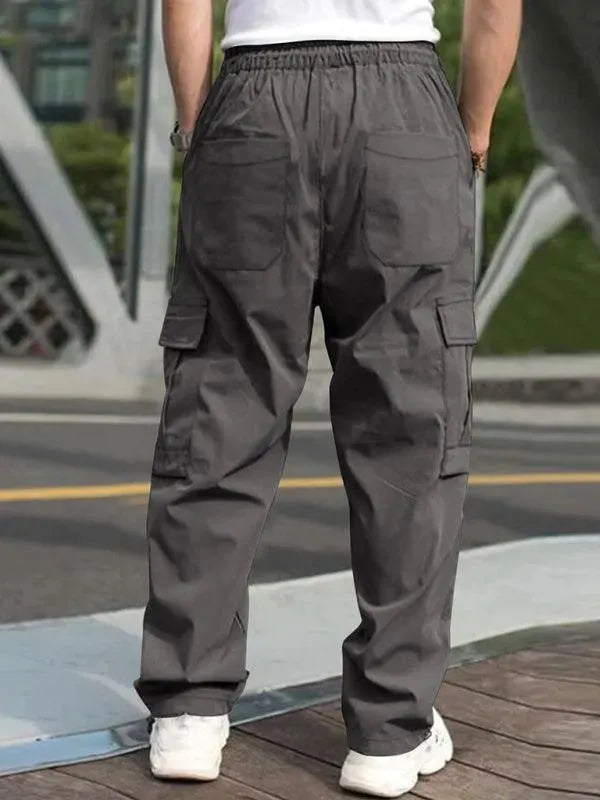 Loose Straight Casual Trousers - Men's Pants - LeStyleParfait