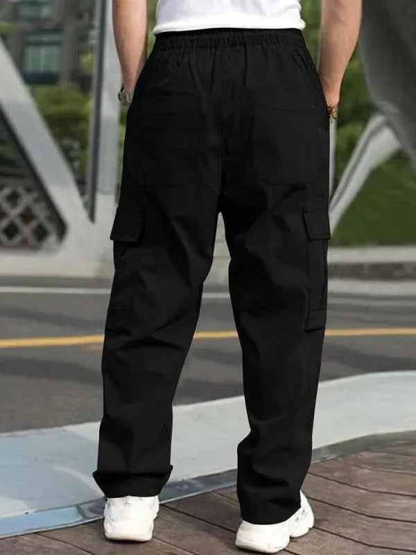 Loose Straight Casual Trousers - Men's Pants - LeStyleParfait