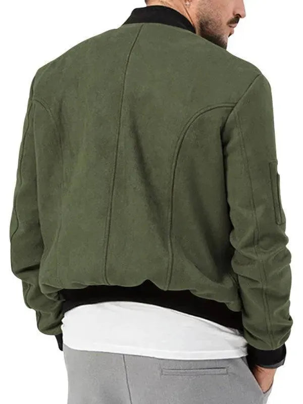 Casual Warm Men Jacket - Bomber Jacket - LeStyleParfait