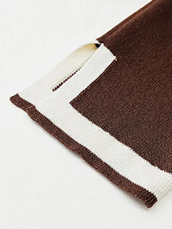 Casual Women Knit Relaxed Two-Piece Set - Casual Knit Two-Piece Set - LeStyleParfait