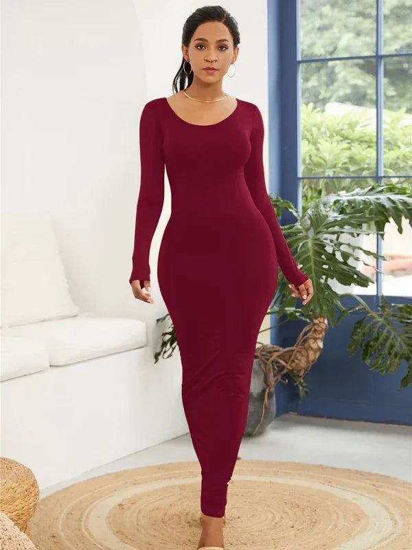 Chic Black Sleeveless Bodycon Maxi Dress