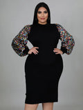 Chic Sequin Bodycon Midi Dress
