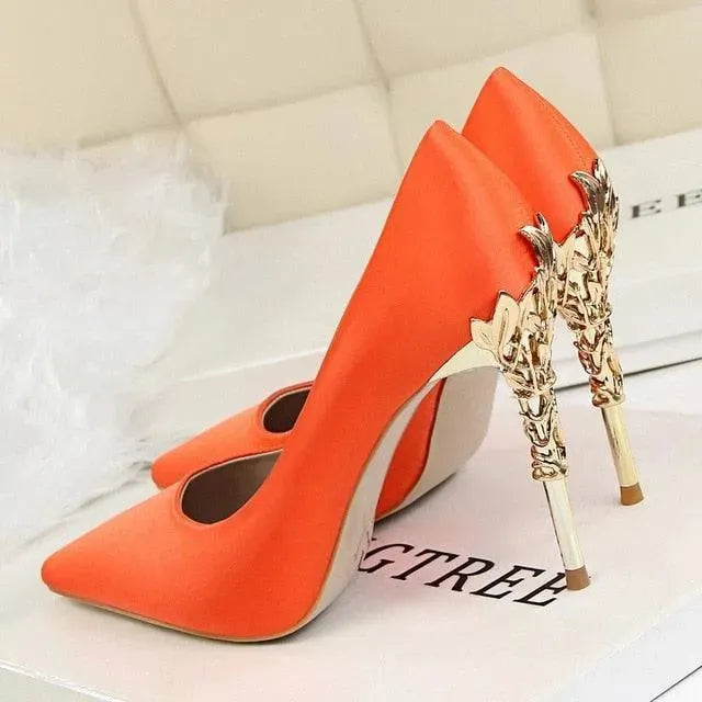 Chicchi Pointed Heel Pumps Shoes - Pumps Shoes - LeStyleParfait