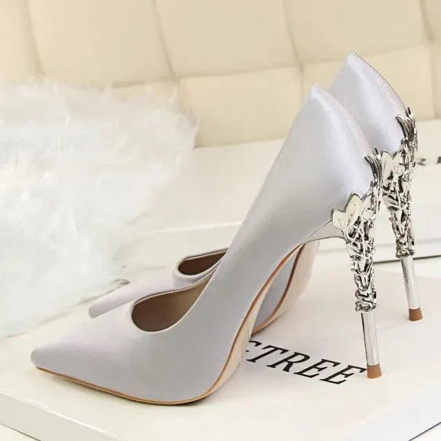 Chicchi Pointed Heel Pumps Shoes - Pumps Shoes - LeStyleParfait