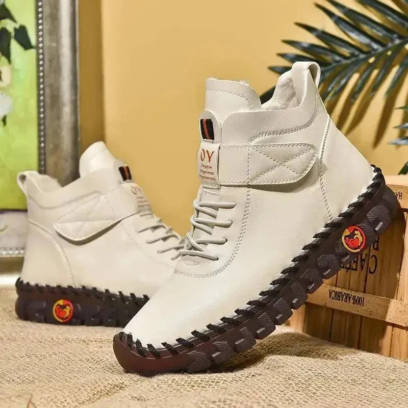 Chucky Heel Ankle Snow Boots - Snow Boots - LeStyleParfait