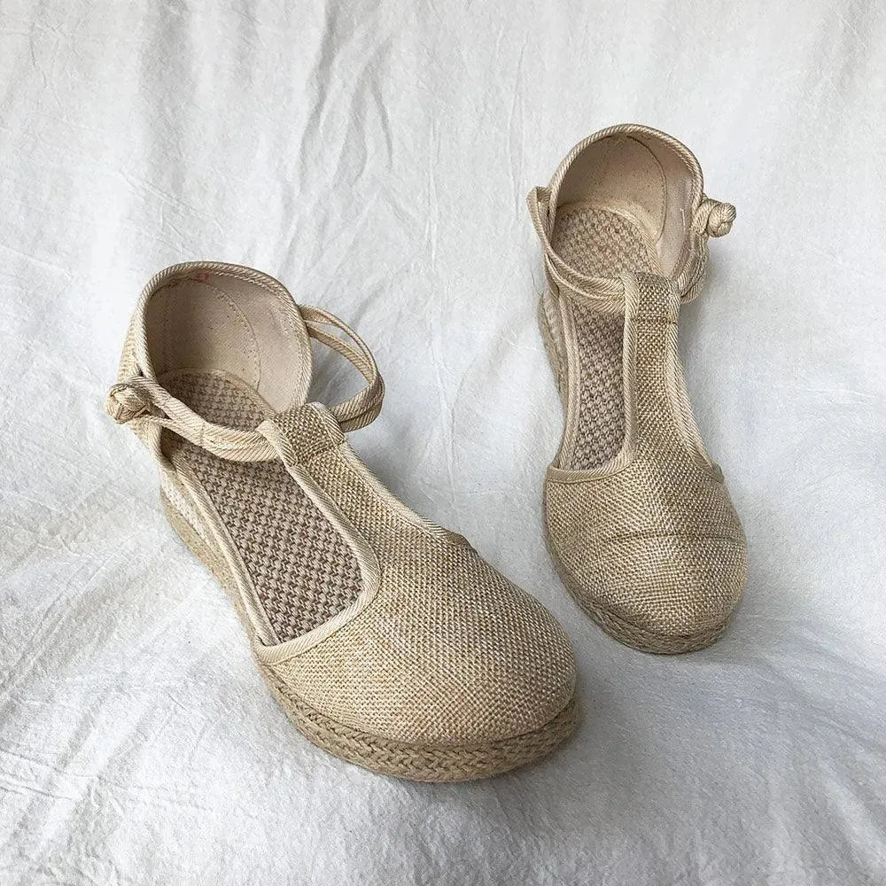 Comfortable Wedge Sandal Shoes - Wedge Shoes - LeStyleParfait