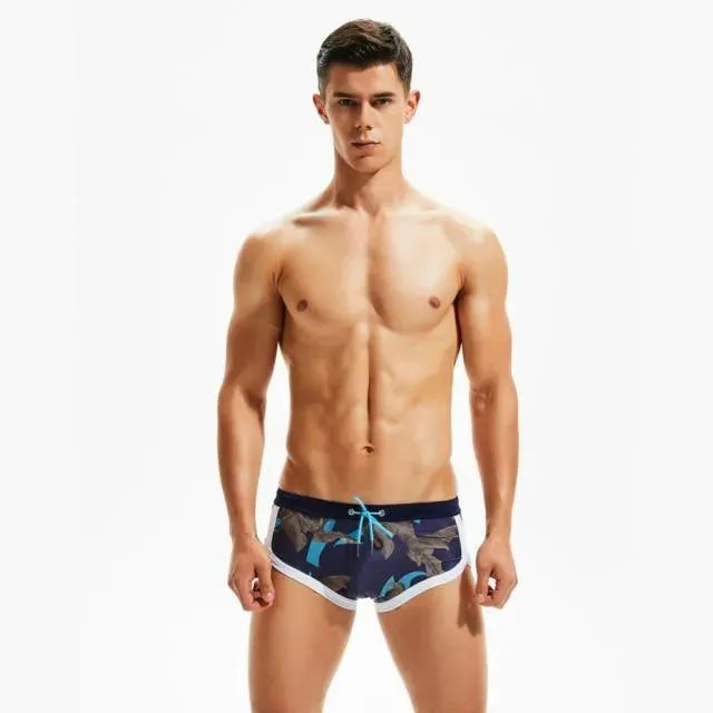 Coral Swim Trunks For Men - Swim Trunk - LeStyleParfait