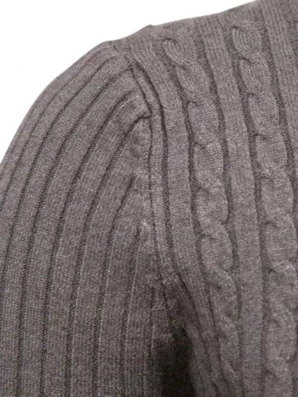 Cross-Border Slim Fit Turtleneck Men Sweater - Pullover Sweater - LeStyleParfait