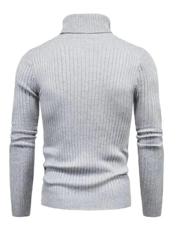 Cross-Border Slim Fit Turtleneck Men Sweater - Pullover Sweater - LeStyleParfait