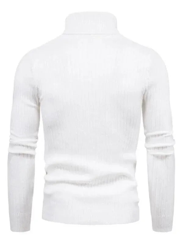 Cross-Border Slim Fit Turtleneck Men Sweater - Pullover Sweater - LeStyleParfait