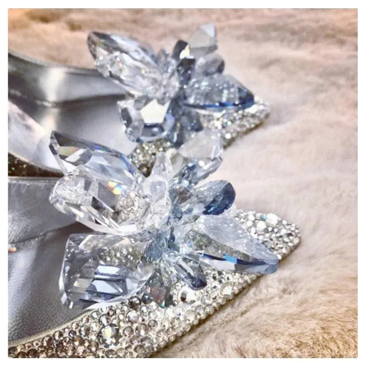 Crystal Rhinestone Wedding Pumps Shoes - Pumps Shoes - LeStyleParfait