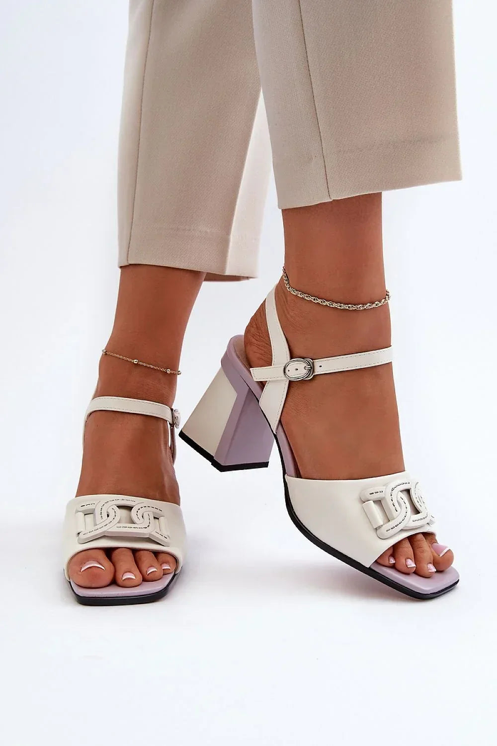 Heel sandals model 195418 Step in style 