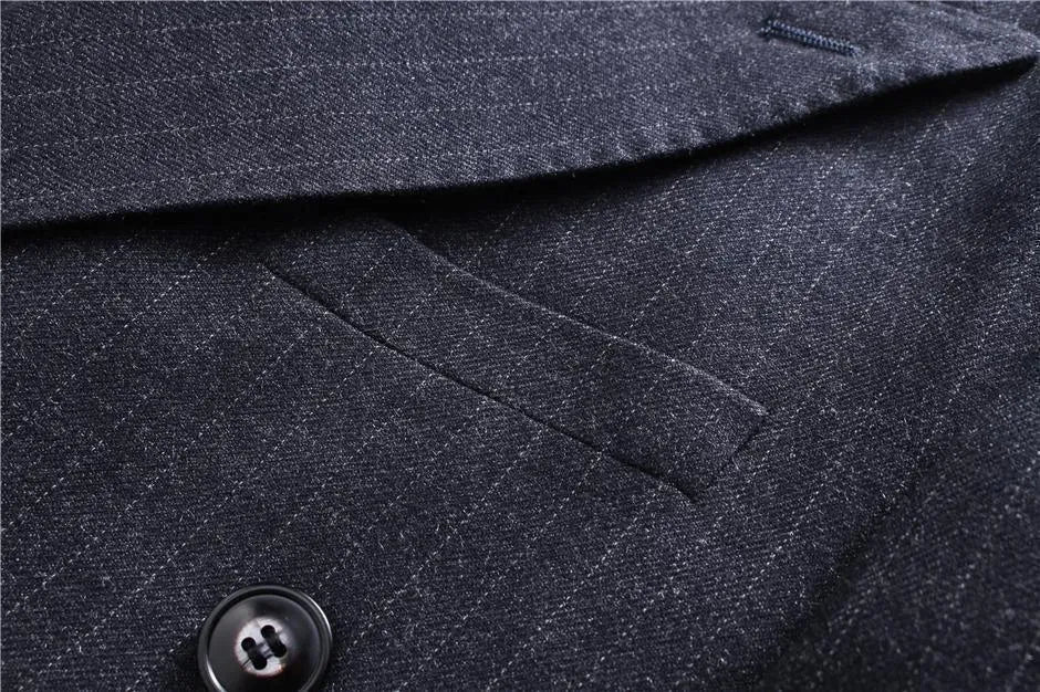 D. Craig Double Breasted Suit - Two Piece Suit - LeStyleParfait