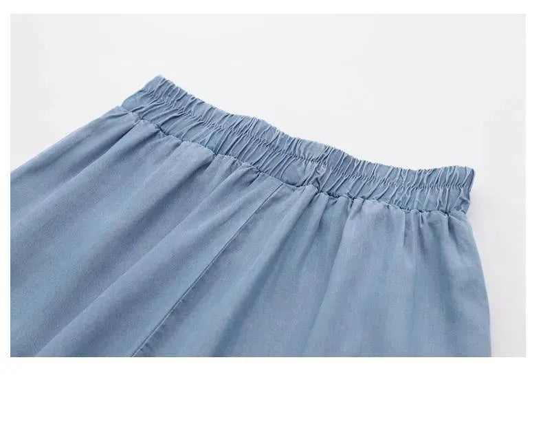 Denim Jeans Wide Leg Pants - Women Jeans - LeStyleParfait