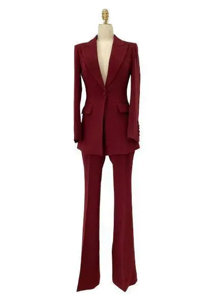 Designer Two Piece Women Pantsuit - Pantsuit - LeStyleParfait