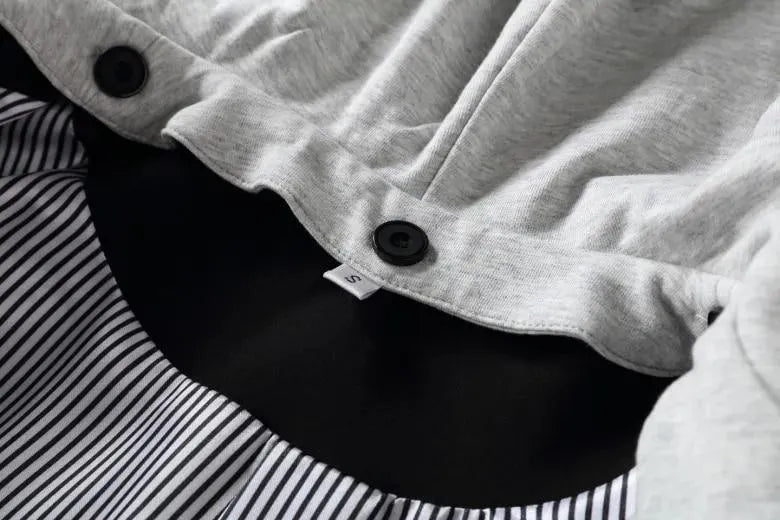 Detachable Hooded Blazer Women - Casual - Plain-Solid - Women's Blazer - LeStyleParfait